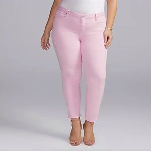 NYDJ Plus Size Straight Leg Ankle Jeans